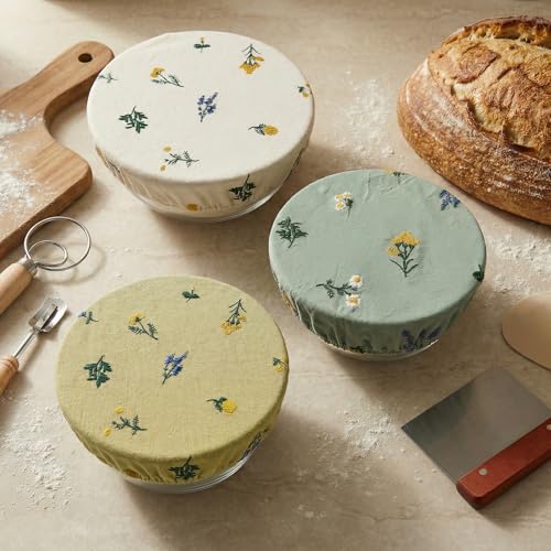 Reusable Bowl Covers (Pale Mustard)