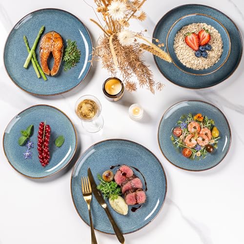 Ceramic Dinnerware Sets for 6 (Sky Blue / Service for 6)