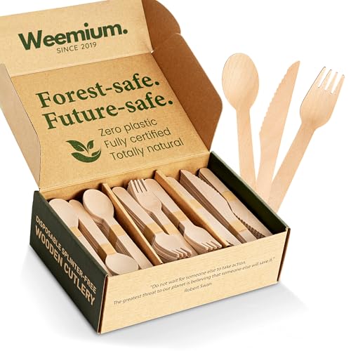 Disposable Wooden Cutlery Set