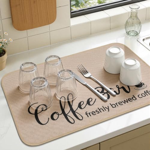 Dish Drying Mat (Linen / 16" X 24")