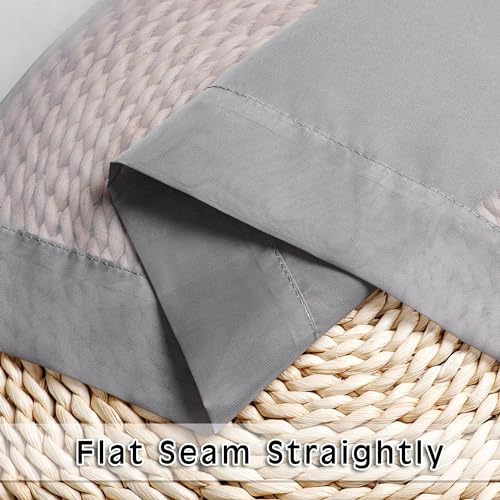 Grey Sheer Curtains (Charcoal Grey / 42"W x 96"L (Pack of 2))