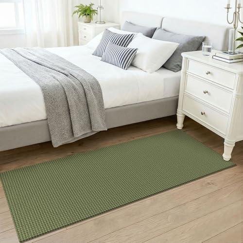 Woven 2x5 Entry Runner Rug (Olive Green/Earthy Green / 2' x 5' (Runner))