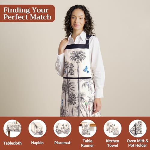 Aprons for women with Pocket 100% Cotton Pack of 1 (102 - Amazonia)