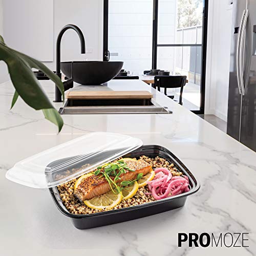 50 Pack Reusable Meal Prep Containers Microwave Safe Food Storage Containers with Lids