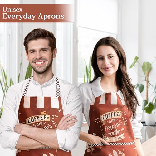 Aprons for women with Pocket 100% Cotton Pack of 1 (114 - Perfect Blend)