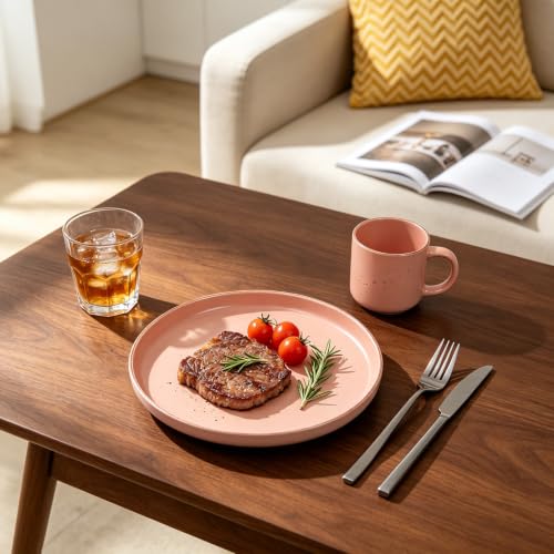 HomeVSS 20 Piece Dinnerware Set (Service for 4 - 20pc Set / Matte Rose)
