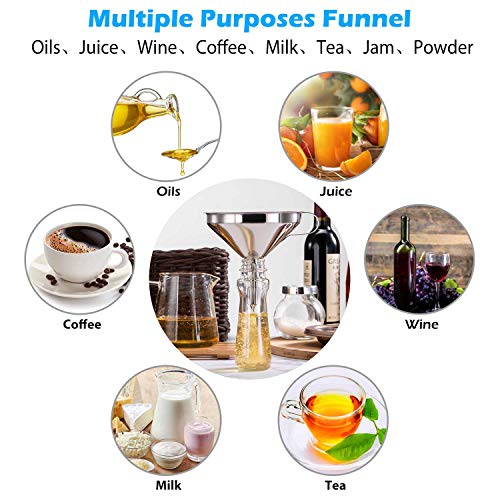 Premium Stainless Steel Funnel