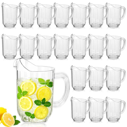 20 Pcs Plastic Water Pitchers (Classic)