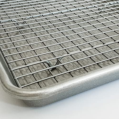 Jelly Roll Baking Pan and Bakeable Cooling Rack (Jelly Roll (Pack of 1) / Jelly Roll Pan & Rack Set)
