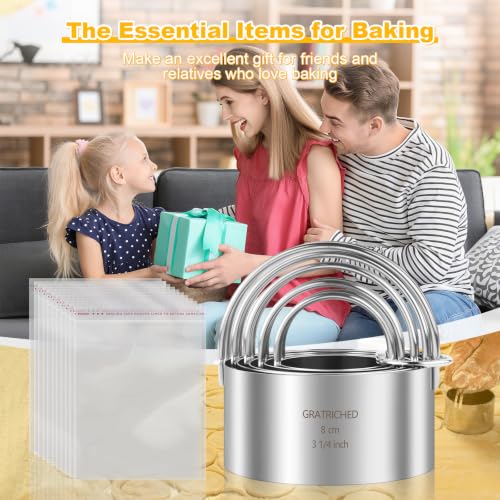 5 Pcs Stainless Steel Cookie Cutters Set