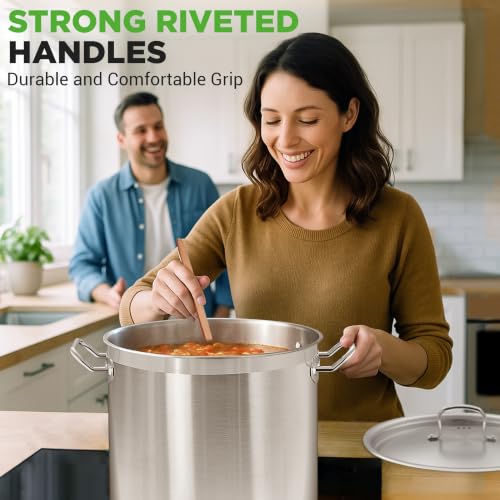 Stainless Steel Cookware Stockpot (35 Quarts)