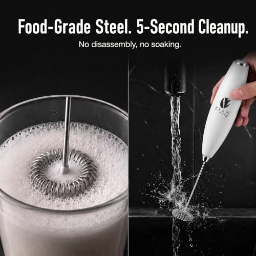 Milk Frother Handheld (White / Classic)