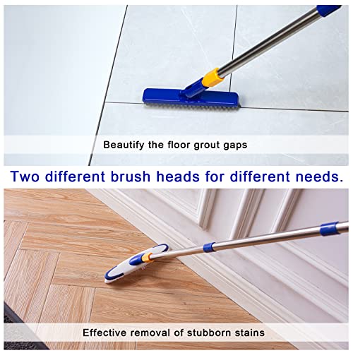Grout & Scrub Brush Combo (White & Blue Head)