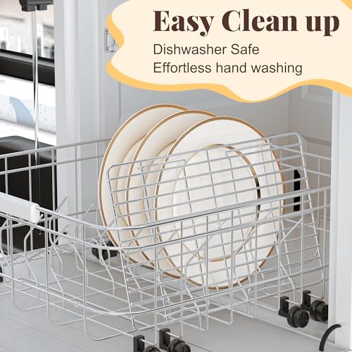 3 Tier Stackable Cooling Racks for Cooking and Baking (10“ x 16”- 3 Tier / Silver)