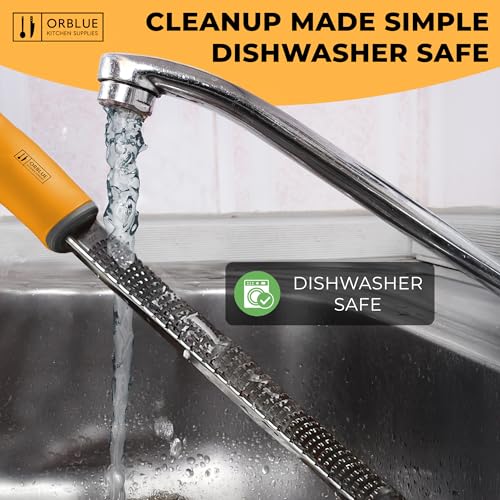 Lemon Zester & Cheese Grater (Apricot Orange)