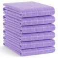 100% Cotton Terry Kitchen Towels (Lavender / 20 X 28 - 6 Pack)