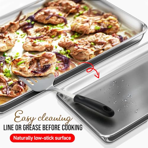 Aluminum Baking Sheet (1 Pack / Half Sheet Pan/18"x13")