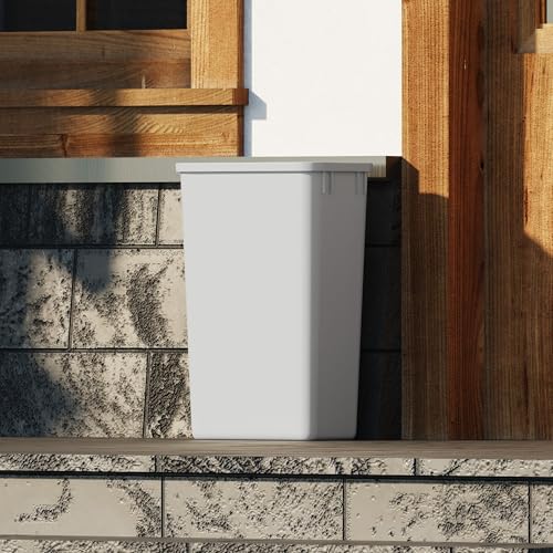 Dowell 2 Pack 50Qt Wastebasket Trash Container (50 QT Standard)
