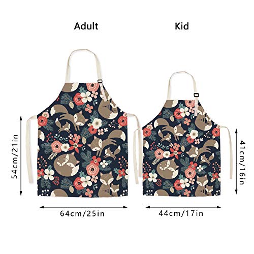 Matching Aprons for Kids & Adults (Brown)