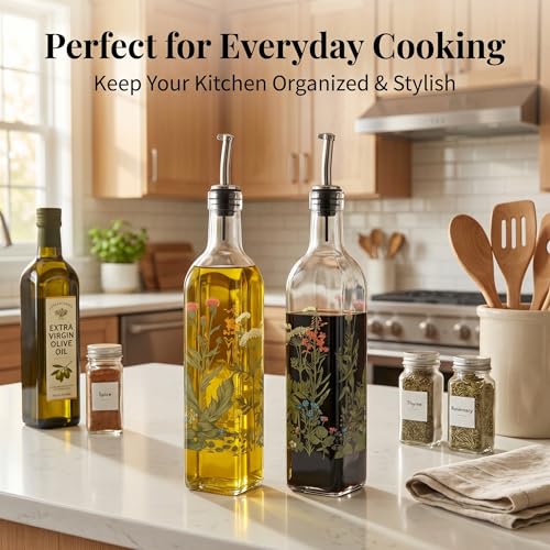 Decorative Olive Oil Dispenser Set