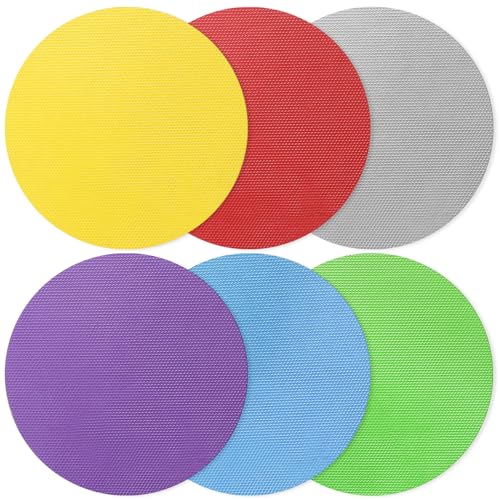 6PCS Rubber Jar Opener Gripper Pads for Seniors (Multicolor)