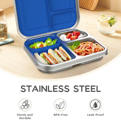 Stainless Steel Kids Leak (Blue)