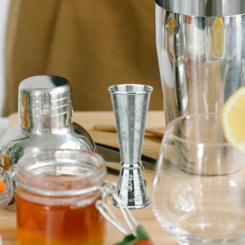 Jigger for Bartending (Etched-D / 1 count)