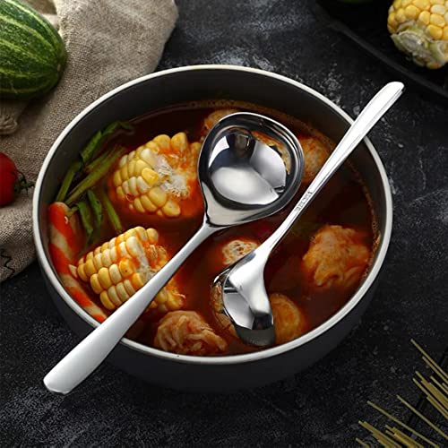 2 Pack Gravy Ladle (2-Piece (Silver) / 8 Inch)
