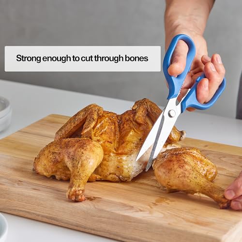 Heavy Duty Kitchen Shears (Large / Blue)