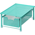 Stackable Cabinet Basket Drawer Organizer (1-Tier / Turquoise)