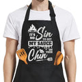 Funny Aprons for Men with Pockets Gift for Birthday Christmas BBQ Grill Apron for Kitchen Cooking Chef Husband Dad Papa (Cooking Lover 3)