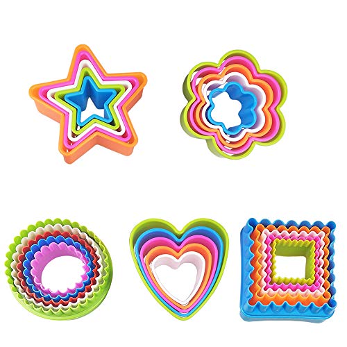 25 PCS Cookie Cutter Set Multi