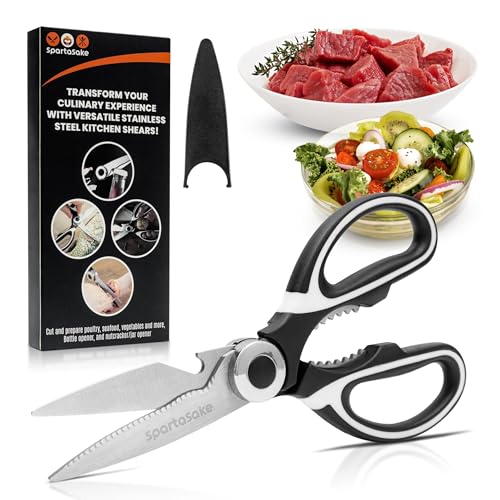 Premium Kitchen Shears (Black-white)