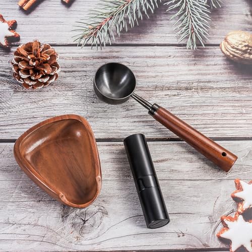 3pcs Coffee Bean Dosing Cup Set (Black and Brown)