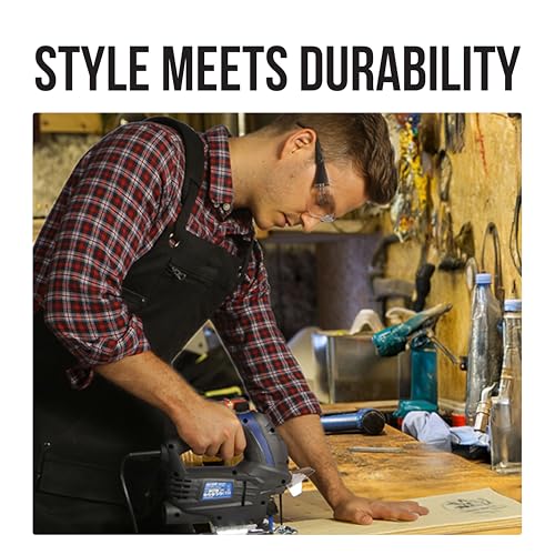 ecoZen Waxed Canvas Welding Apron with Kevlar Thread (Black Kevlar)