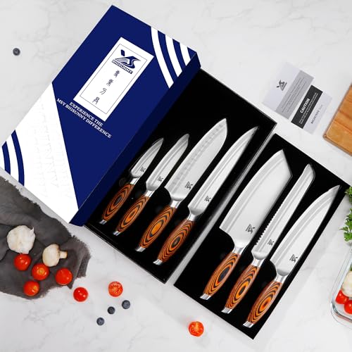 7 PCS Kitchen Knife Set