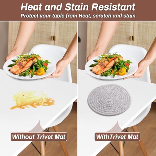 8'' Trivets Hot Dishes (Gray)