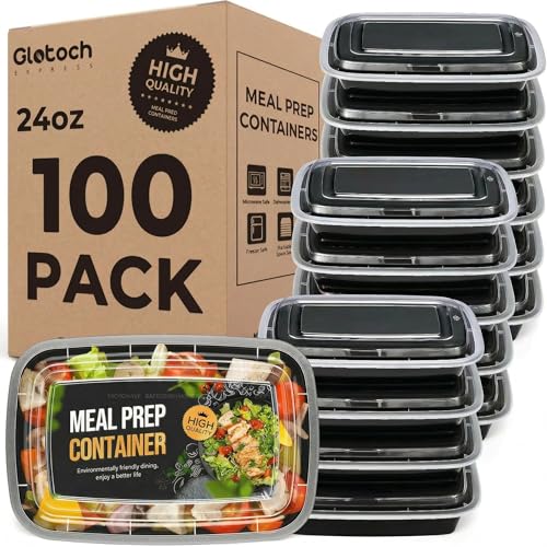 Meal Prep Containers 24oz (24oz-100Pack)