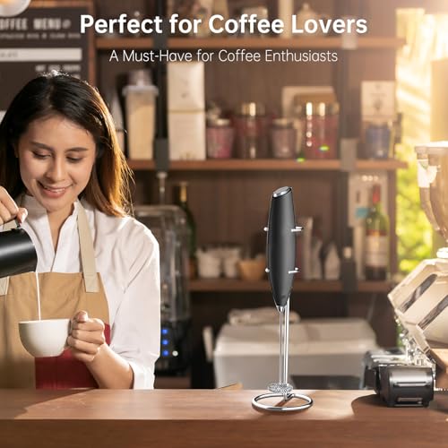 Milk Frother Stand Compatible with Zulay Powerful Milk Frother Handheld Foam Maker