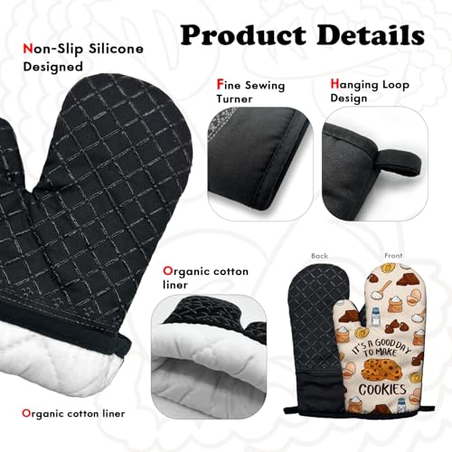 Funny Cookie Lovers Cooking and Baking BBQ Kitchen Gadgets with Heat Resistant Silicone Non