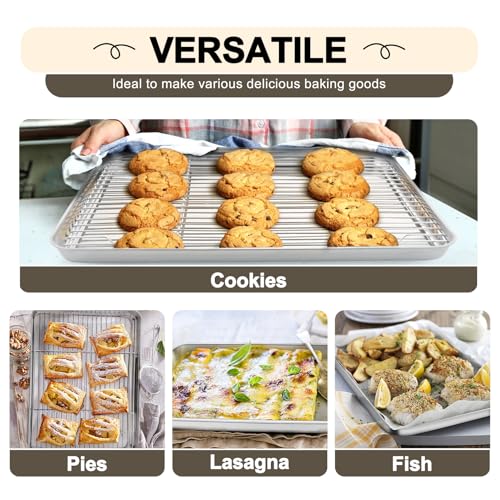 Baking Sheet with Rack Set (20" & 16" & 12.5")