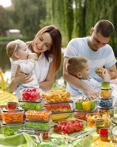 50 Piece Food Storage Containers with Lids (50 Piece)