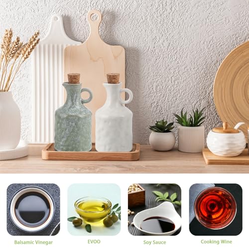 Ceramic Olive Oil Dispenser Bottles
