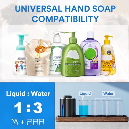 Automatic Foaming Soap Dispenser Touchless (Black / Foam)