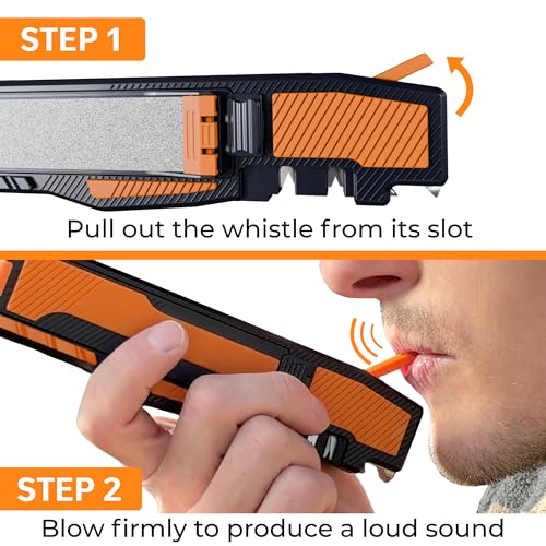 Orange Ninja Pocket Field Knife Sharpener