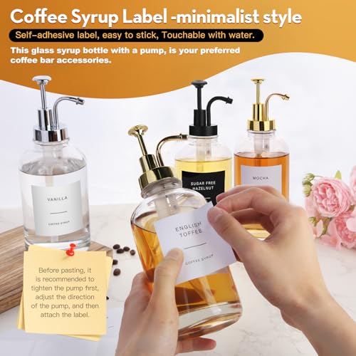 Coffee Syrup Dispenser (Gold)