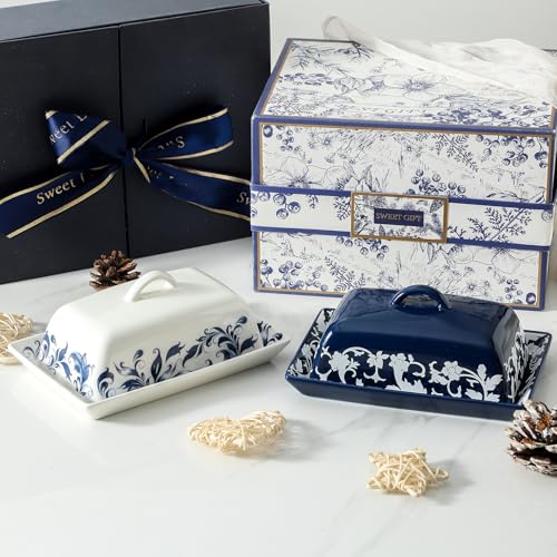 Blue Butter Dish (Blue)