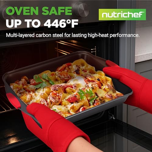 10 Piece Nonstick Kitchen Oven Baking Pans (10-Piece Set)