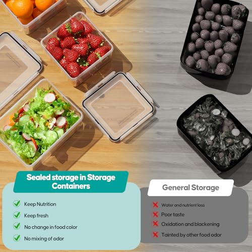 40 Pcs Food Storage Containers with Lids Airtight (20 Pack)