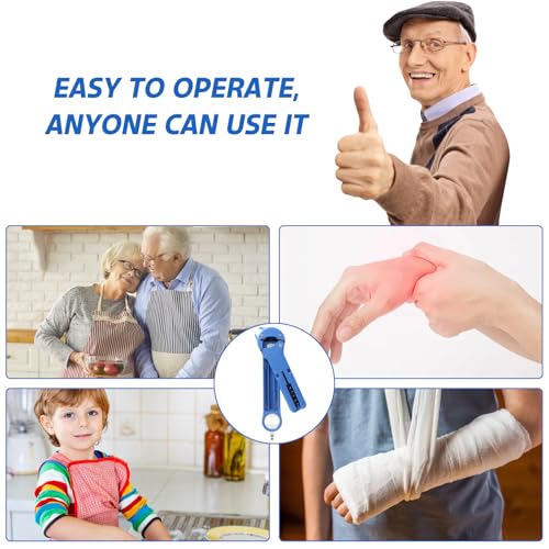 Jar Opener for Seniors with Arthritis (Blue)